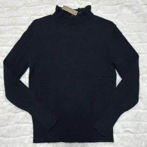 J. Crew Wool-blend Ruffleneck Sweater NWT Size Small